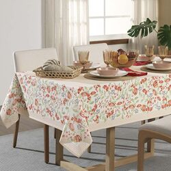 Toalha de Mesa Quadrada 140x140cm Coraline Estampada