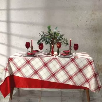 imagem de Toalha de Mesa Quadrada 160x160cm Celebra Natal 99 - Dohler