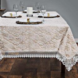 Toalha de Mesa Quadrada 165x165cm 4629 Bege