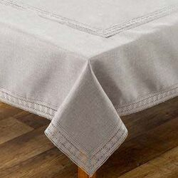 Toalha de Mesa Quadrada 180x180cm 1635 Cinza