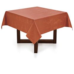 Toalha de Mesa Quadrada 180x180cm Sempre Limpa Tropical Terracota/90131