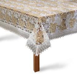 Toalha de Mesa Quadrada 220x220cm 1028 Bege