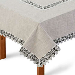Toalha de Mesa Quadrada 220x220cm 17570 Bege