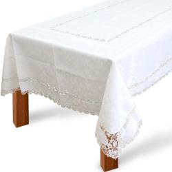 Toalha de Mesa Quadrada 220x220cm 2220 Branco