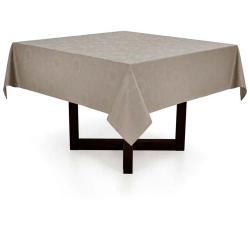 Toalha de Mesa Quadrada 220x220cm Celebration Sienna Camurça