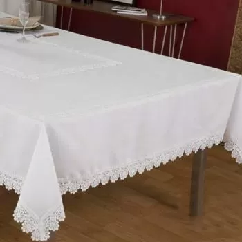 imagem de Toalha de Mesa Quadrada 220x220cm Poli Bambu 2338 - Rafimex