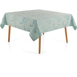 Toalha de Mesa Quadrada Sempre Limpa Roman 180x180cm Turquesa/90156