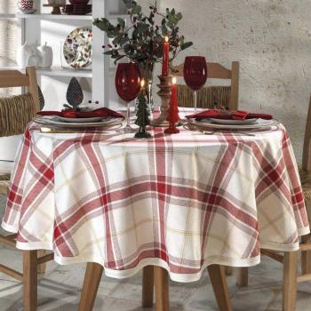 imagem de Toalha de Mesa Redonda 160cm Celebra Natal 99 - Dohler