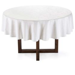 Toalha de Mesa Redonda 178cm Celebration Veríssimo Branca