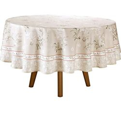 Toalha de Mesa Redonda 180cm Clean Renova Adele D Estampado Digital