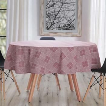 imagem de Toalha de Mesa Redonda 180cm Panam� Dublin - Naturalle Fashion