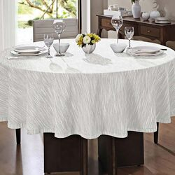 Toalha de Mesa Redonda 200cm Clean Passion Lisa Pré-alvejada/9625