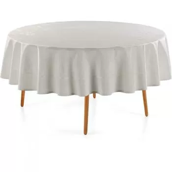 imagem de Toalha de Mesa Redonda Sempre Limpa Amaris 178cm - Karsten