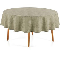 Toalha de Mesa Redonda Sempre Limpa Grazia 178cm Alecrim/90151