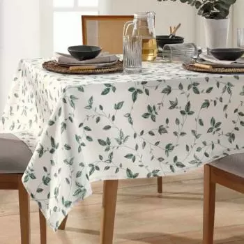 imagem de Toalha de Mesa Retangular 140x210cm Clean Athenas Botânica 01 - Dohler