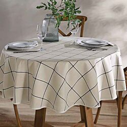 Toalha de Mesa Retangular 140x210cm Clean Athenas Ieda Estampada