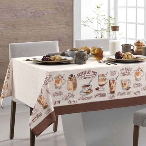 imagem do produto Toalha de Mesa Retangular 140x250cm Caf Gourmet - Karsten