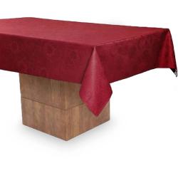Toalha de Mesa Retangular 160x220cm Celebration Sienna Vermelho