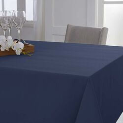 Toalha de Mesa Retangular 160x220cm Panamá Lisa Marinho