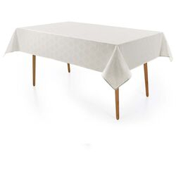 Toalha de Mesa Retangular 160x220cm Sempre Limpa Zattar Branca