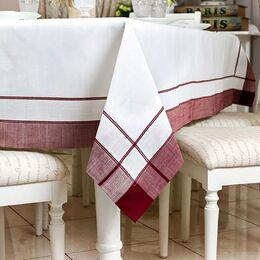 imagem de Toalha de Mesa Retangular 160x260cm Bordô - Catran