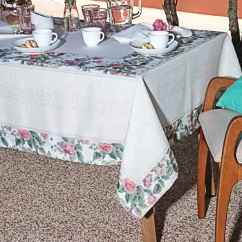 imagem de Toalha de Mesa Retangular 160x270cm Linho Betina - Casa K