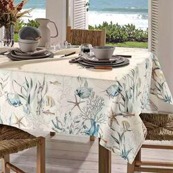 Toalha de Mesa Retangular 160x270cm Renova Marina 01 D Estampado Digital