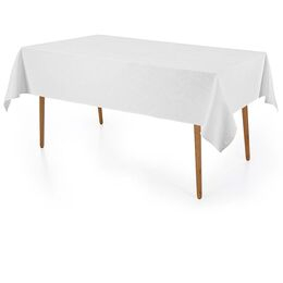 Toalha de Mesa Retangular 160x270cm Sempre Limpa Herbare Branca