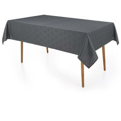 Toalha de Mesa Retangular 160x270cm Sempre Limpa Zattar Chumbo