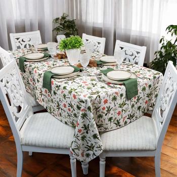 imagem de Toalha de Mesa Retangular 160x320cm Glamour Palms - Catran