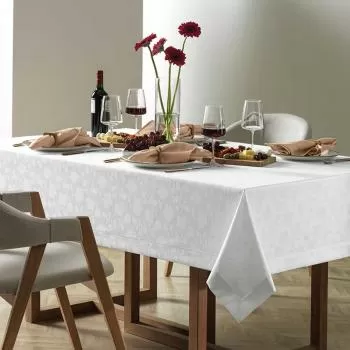 imagem de Toalha de Mesa Retangular 165x320cm Easy Wash Victória - Karsten