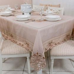 Toalha de Mesa Retangular 170x320cm Realce Fendi