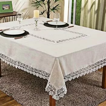 imagem de Toalha de Mesa Retangular 180x220cm 17570 - Rafimex