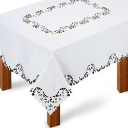 Toalha de Mesa Retangular 180x220cm 2029 Branco