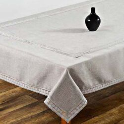 Toalha de Mesa Retangular 180x270cm 1635 Cinza