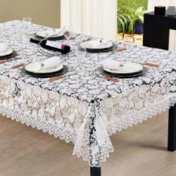 Toalha de Mesa Retangular 180x270cm 2255 Branca