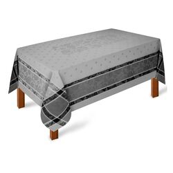 Toalha de Mesa Retangular 180x270cm Mallorca Cinza