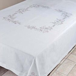 Toalha de Mesa Retangular 180x275cm 7024 Branca