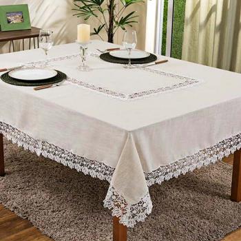 imagem de Toalha de Mesa Retangular 180x310cm 17570 - Rafimex