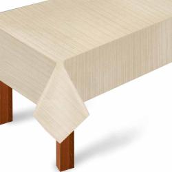 Toalha de Mesa Retangular 180x310cm Regente Bege
