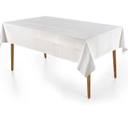 Toalha de Mesa Retangular 180x320cm Jacquard Fragnani Branca