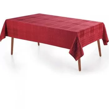 imagem de Toalha de Mesa Retangular 180x320cm Natal Tartan - Karsten