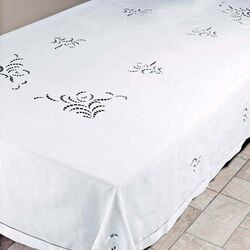 Toalha de Mesa Retangular 180x400cm 7013 Branca