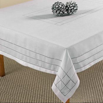 imagem de Toalha de Mesa Retangular 180x455cm Ponto Ajour 331 - Rafimex