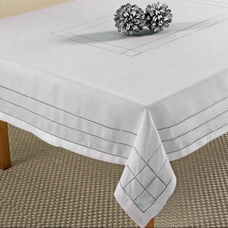 imagem do produto Toalha de Mesa Retangular 180x455cm Ponto Ajour 331 - Rafimex