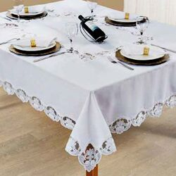 Toalha de Mesa Retangular 180x500cm 81201 Branca