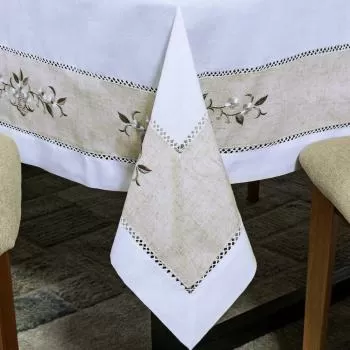 imagem de Toalha de Mesa Retangular Ágata 170x220cm - Catran