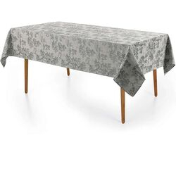 Toalha de Mesa Retangular Sempre Limpa Grazia 160x270cm Cinza/90158