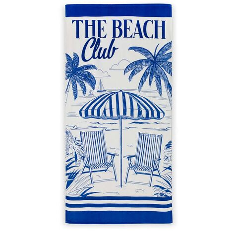 imagem do produto Toalha de Praia Velour The Beach Club 76x152cm - Dohler