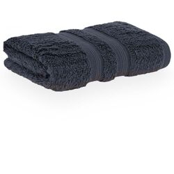 Toalha de Rosto Avulsa Fio Penteado Algodão Egípcio Chumbo/883